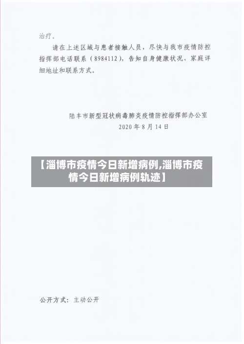 【淄博市疫情今日新增病例,淄博市疫情今日新增病例轨迹】-第3张图片