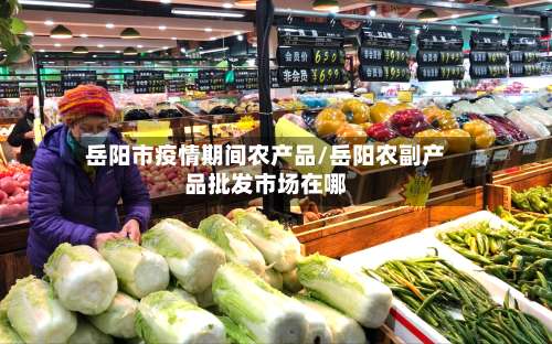 岳阳市疫情期间农产品/岳阳农副产品批发市场在哪-第1张图片