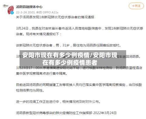 安阳市现在有多少例疫情/安阳市现在有多少例疫情患者-第3张图片