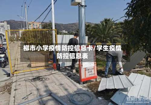 柳市小学疫情防控信息卡/学生疫情防控信息表-第1张图片