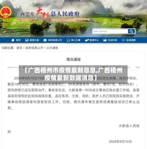 【广西梧州市疫情最新息息,广西梧州疫情最新数据消息】-第1张图片