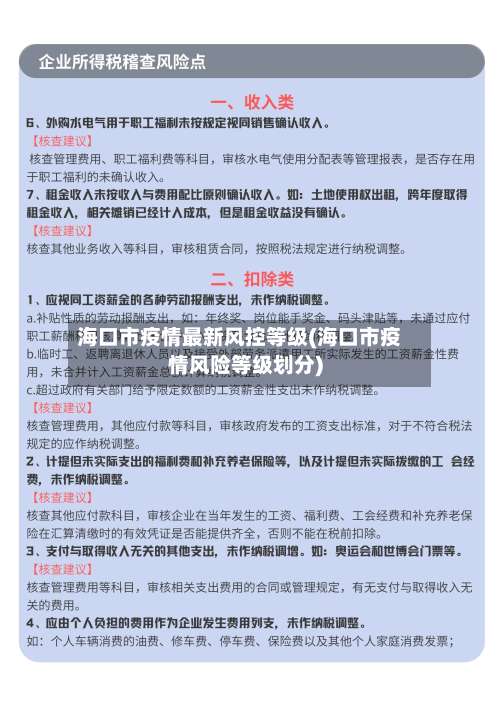 海口市疫情最新风控等级(海口市疫情风险等级划分)-第2张图片