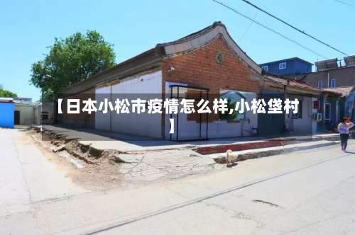【日本小松市疫情怎么样,小松垡村】-第3张图片