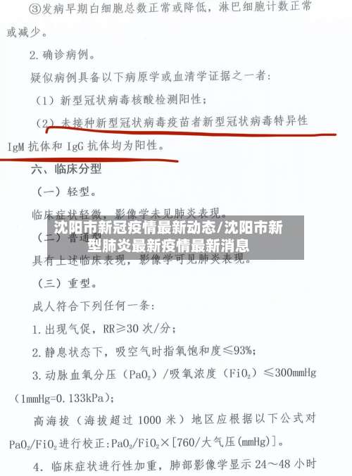 沈阳市新冠疫情最新动态/沈阳市新型肺炎最新疫情最新消息-第1张图片